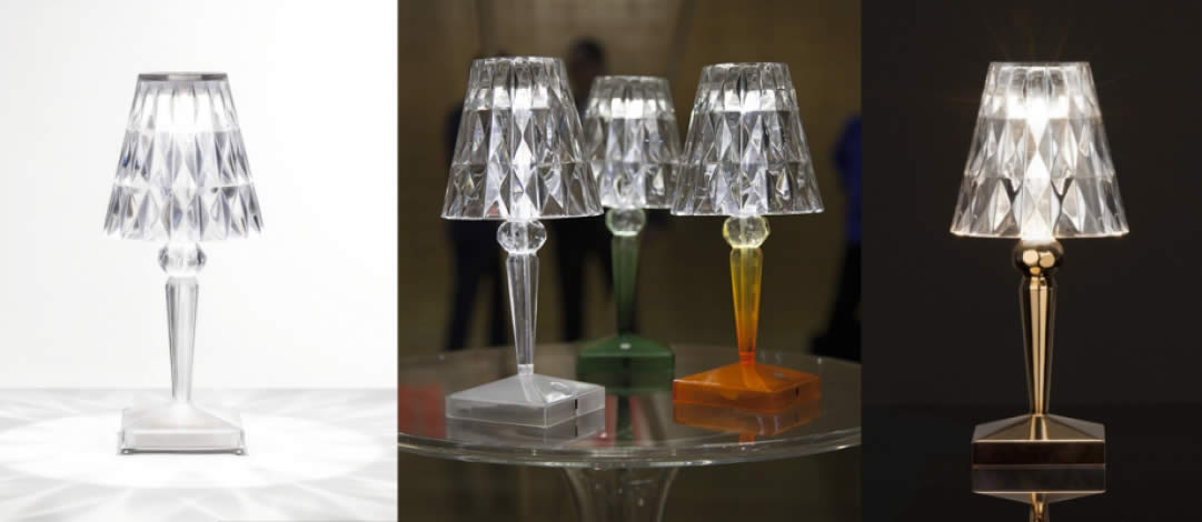 Lampe Battery Kartell Quartz Design